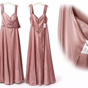 Elegant Pink Evening Gown